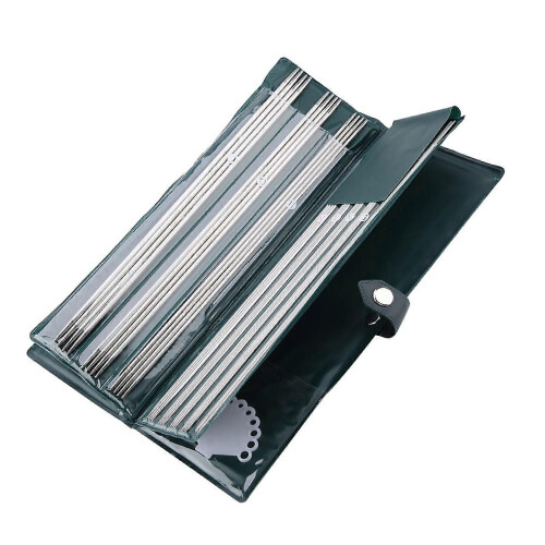 44pcs Multi-Size Straight Knitting Needles (25cm/36cm) for Weaving Craft Sweaters (25cm)
