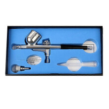 0.3mm Double Action Airbrush Kit Air Brushes for Painting Electric Airbrush Set for Painting Models, Auto Graphics