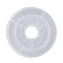 Pack of 20 50mm Sewing Bobbins, Durable Acrylic, Clear and Lightweight, for Embroidery