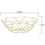 Metal Wire Fruit Basket Fruit Bowl, Large Round Bread Storage Bowl Stand 2