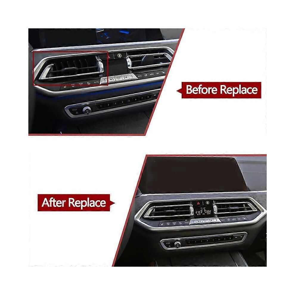 1Pair Front Air Vent Grille Clip Trim For X5 X6 X7 G05 G06 G07 9152359602471