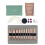 Set med 13 utbytbara rundstickor, rundstickor, stickor 1