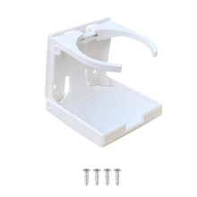 Soporte plegable ajustable de plástico ABS para vasos, latas, botellas y otros artículos, compatible
