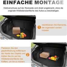 3er-Pack Kofferraum-Organizer aus Nylon, Gepäckbefestigung, Kofferraum-Trennelemente