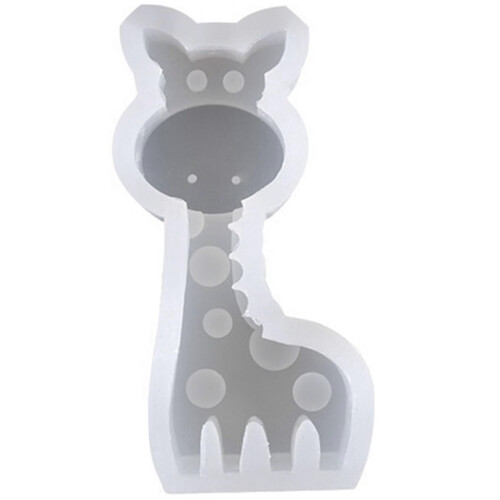 Tier-Silikonform, DIY-Silikonform für Kerzen, 3D-Form (Giraffe)
