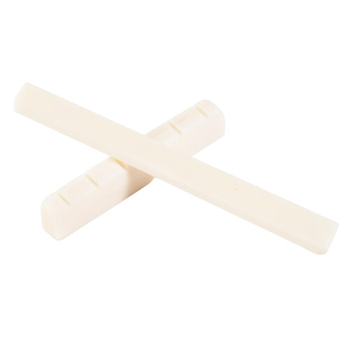 White Guitar Parts 6 String Classical Guitar Bone Bridge Saddle And Nut Set 1