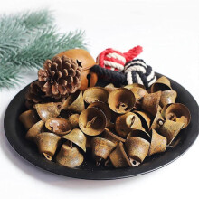 50 Stück Mini-Glöckchen, Weihnachtsglöckchen, zum Basteln von Kränzen, Weihnachtsdekorationsglöckchen