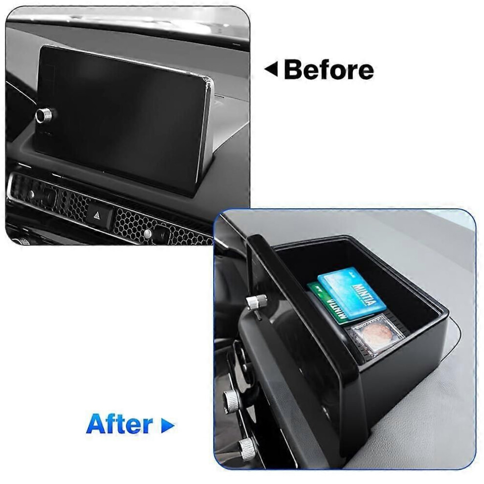 Center Console Dash Organizer For Honda Civic 2022-2024 Dashboard Storage Box Tray Accessories (Fit 9 Inch Touch Screen) 9319739873818