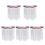 25Pcs Leakproof Red Plastic Test Tubes with Screw Caps for Lab Samples 1