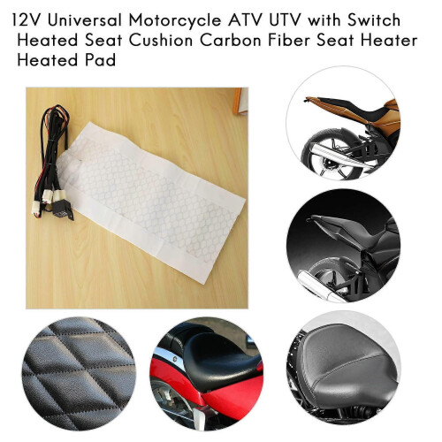 12V Universal Μοτοσικλέτα ATV UTV με Διακόπτη Θερμαινόμενο Μαξιλάρι 1