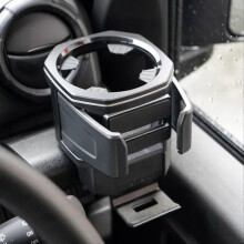 Soporte para teléfono y portavasos delantero para coche, organizador de almacenamiento compatible con
