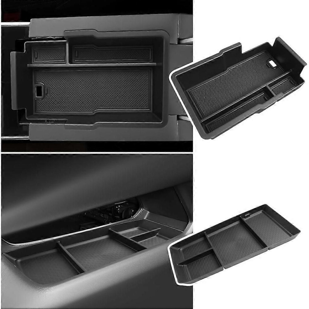 Car Armrest Storage Box&Lower Center Console Organizer Tray For Chevy Equinox 2025 Accessories 9319739873948