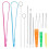 14PCS Drawstring Threader, Loop Turner Sewing Tool with Flexible Hoodie String Threader, Easy Draws 1