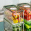 Stackable Refrigerator Storage Box with Lid,Capable of Storing Bread,Food,Vegetables,and Fruit,Organizer Box with Handle 2