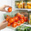 Stackable Refrigerator Storage Box with Lid,Capable of Storing Bread,Food,Vegetables,and Fruit,Organizer Box with Handle 3