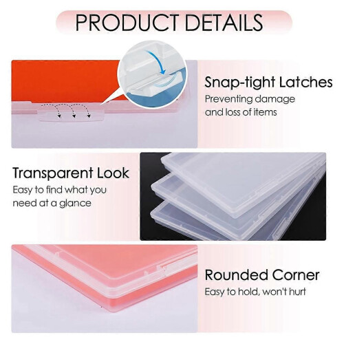6 Pack Photo Storage Box, for Protecting Scrapbook 2