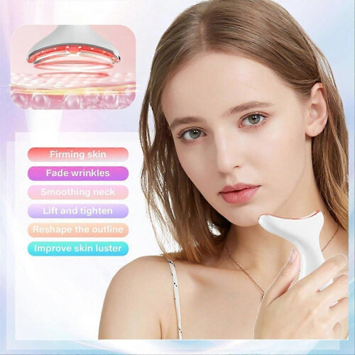Συσκευή Massager 7 Χρωμάτων για Μασάζ Προσώπου και Λαιμού μ 1