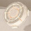 Round, Rotatable, Six-Compartment Refrigerator Storage Box, Picnic Fruit Storage Box, Kitchen Condiment Storage Box 2