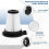 5 Pcs HEPA Replacement Filter for Vacuum Cleaner, High-Efficiency Vacuum Filter Replacement with 1pc 3