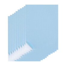 Carta adesiva A4 - Etichette adesive A4 8,27x11,69 pollici, azzurro chiaro