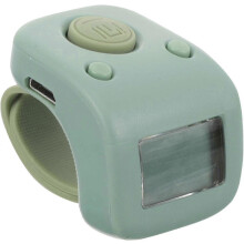 Rechargeable Silent Finger Counter Digital Lap Counter with Ring Clicker for Swimming and Hand Counting