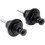 Säkra gitarrremstift för akustisk, elgitarr och bas - 2-pack, svart finish 2