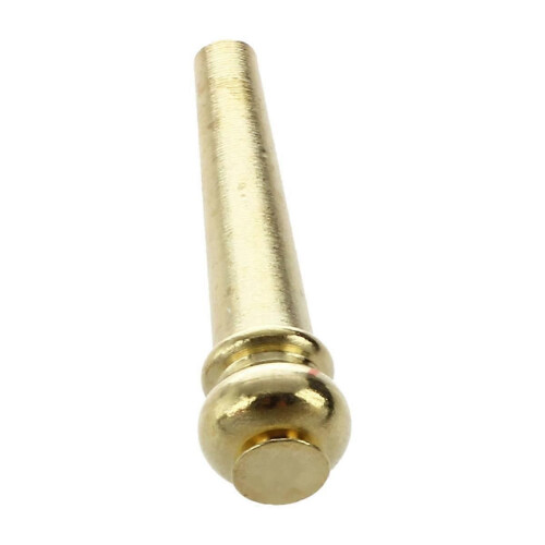 6x Metal Acoustic Guitar Bridge Pins Brass Guitar Strings Fixed Cone 2