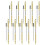 10-teiliges Drechselstift-Set, 7 mm Slimline-Drehstift, Gold 1