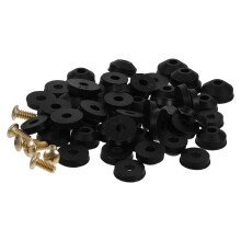 1Set Black Rubber Outdoor Faucet Washer Repair Kit Leakproof Home Use
