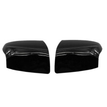 2x Glossy Black Car Rear View Mirror Cover Trim Side Wing Case compatible Focus MK2 2005 2006 2007 Right &