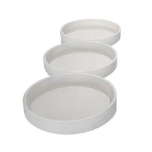 3 Pack Big DIY Round Coaster Silicone Mold, Diameter 3.94 inch/10cm, Molds for Casting with Resin, C