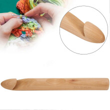 30mm Large Thick Crochet Hook Wooden Knitting Needle Hand Weaving Tool DIY Crafts