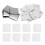 Square DIY Blank Pin Button Badges Material 50x50mm 1