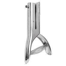 Dziurkacz 1/4 cala, wytrzymały dziurkacz, przenośny ręczny do kartek, długi, zasięg 2 cale (6 mm)