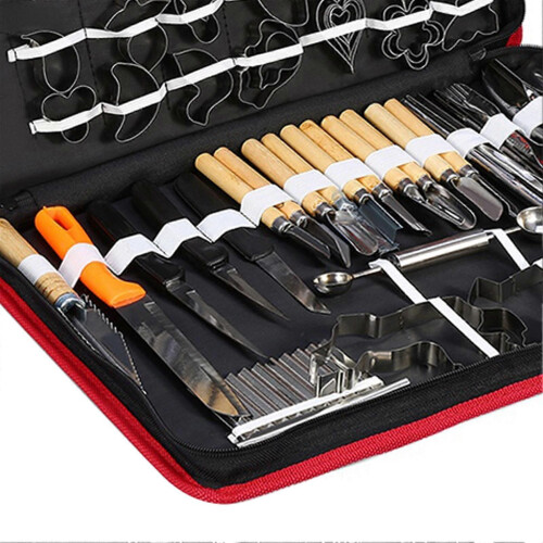 80-Piece Fruit and Vegetable Carving, Peeling, Cutting and Slicing Tool Kit 2