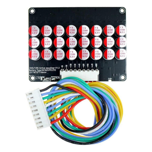 8S Ενεργός Ισοσταθμιστής Εξισορρόπησης Lifepo4 Lipo LTO Μπαταρ