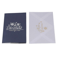 Tarjetas navideñas 3D con purpurina, diseño de árbol, relieve, estampado en lámina, papel decorativo,