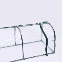 Serre à plantes avec cadre en metal PVC, mini serre pour plantes de jardin, 1,2 x 0,6 x 0,5 m