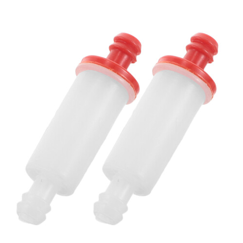 2Pièces Filtre À Carburant Inline Plastique Multi Couleur Pour