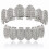 Silver Plated Top & Bottom Mouth Teeth Grills High Quality, Silver 1