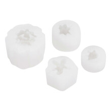 4 Pcs Candle Silicone Molds,Succulent Plants Mould Resin Casting Molds for Making DIY Candle Soap and Epoxy Resin Crafts
