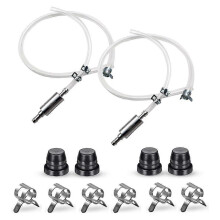 Tubo di spurgo freni - Kit di spurgo con valvola di non ritorno compatibile con frizione auto/moto,