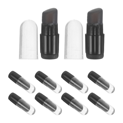 10Pièces Brosse Silicone Compacte Couvercle Protection
