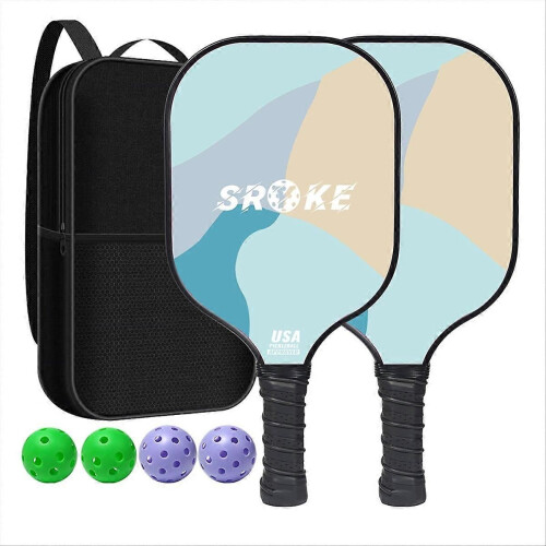 Pickleball racketset van glasvezel met pickleball racket B