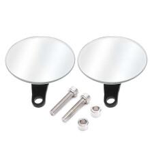Specchietto retrovisore senza cornice per moto compatibile con specchietti rotondi grandangolari