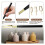 4Pcs Pottery Fluting Tool Kit Clay Ceramics Trimming Tools with 3 Different Fluting Handle fo 3