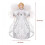 Christmas Tree Topper - White Hat Design, 20 x 26 cm 2