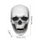3D Skull Mask with Movable Jaw, Soft Latex 4