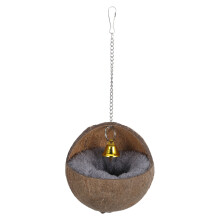 Hanging Coconut Bird Color Bird Cage Accessory Bed