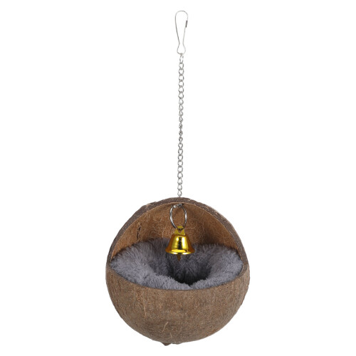Hanging Coconut Bird Color Bird Cage Accessory Bed